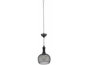 3760093544184 - lumisky LED-Solarleuchte Loft Round in Schwarz - Ø 18 cm