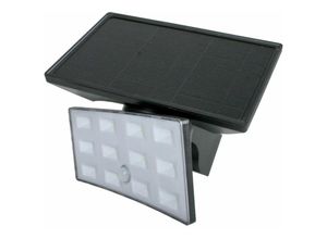 4255596623607 - Licht-erlebnisse - led Solarlampe Bewegungsmelder Haus Garten 4000 k Wandleuchte außen - Dunkelgrau