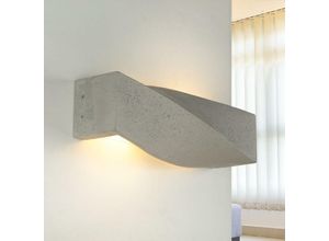 4251756347925 - Betonlampe Wand Up Down Modern Wohnzimmer Flur 2x E27 - Grau