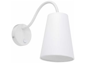 4251334820864 - Licht-erlebnisse - Verstellbare Wandlampe Weiß mit Schalter - Weiß