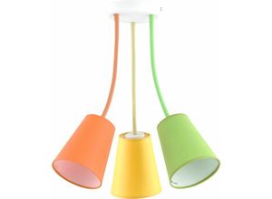 4251334820819 - Licht-erlebnisse - Flexible Deckenlampe Orange Gelb Grün bunt Kinderzimmer - Orange Gelb Grün