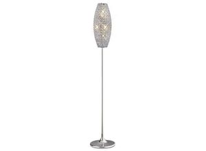 5055487403603 - Inspired Lighting - Inspired Diyas - Kos - Stehlampe 4 Licht poliert Chrom Kristall