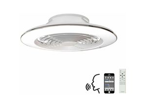 8435153274909 - Mantra Alisio XL Dimmbare LED-Deckenleuchte & 58 W DC-Wendeventilator Weiß Fernbedienung APP & Alexa Google-Sprachsteuerung