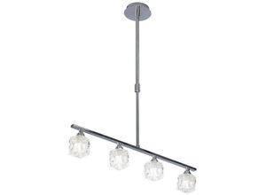 8435153218477 - Inspired Lighting - Inspired Mantra - Ice - Deckenanhänger 4 Light G9 eco Bar Chrom poliert