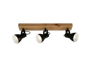 4002707384564 - - Deckenleuchte Spotleuchte leuchten arbo 35 w IP20 schwarz Holz-Metall inkl 3x GU10 48 x 10 x 135 cm 4002707384564 - - Deckenleuchte Spotleuchte leuchten arbo 35 w IP20 schwarz Holz-Metall inkl 3x GU10 48 x 10 x 135 cm