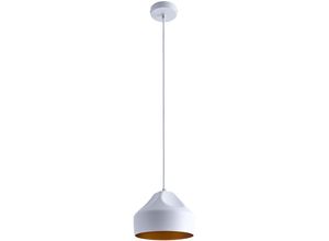 4066153011368 - Pacohome - Paco Home Pendelleuchte Hängelampe Esszimmer Küchenlampe Hängend Esstischlampe Innen Gold Weiß-Gold Design u