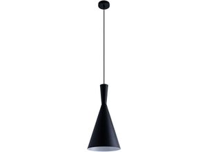 4066153013959 - Pacohome - Paco Home Pendelleuchte Hängelampe Esszimmer Esstischlampe 15m Textilkabel KürzbarØ185cm Schwarz 1-flammig