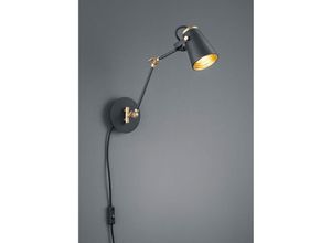 4260618146163 - Meinewunschleuchte - Moderne led Wandleuchte in schwarz matt Spot variabel verstellbar 25cm hoch