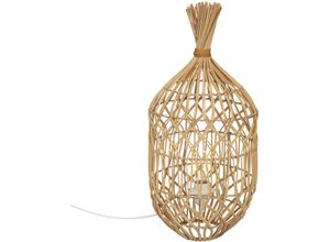 3560231547370 - Atmosphera - Tischlampe durchbrochen Rattan ø 25 x 55 cm