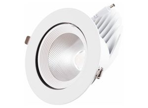 8445152210464 - Greenice - Downlight-Led 35W 3300Lm 3000ºK Runden Orientierbar 40000H [HO-COB-C-OR-35W-WW] - Warmweiß