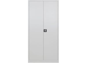 4050049407502 - Flügeltürenschrank Lichtgrau Stahlschrank Werkstattschrank L92xB50xH195cm - ADB