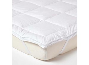 5055967479135 - Matratzentopper mit Maulbeerseiden-Füllung 180 x 200 - Weiß - Homescapes 5055967479135 - Matratzentopper mit Maulbeerseiden-Füllung 180 x 200 - Weiß - Homescapes