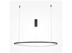 4099776054580 - Glint Moderne integrierte LED-Pendel-Deckenleuchte Schwarz 80cm 3000K - Maytoni