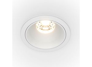 4099776022404 - Maytoni Lighting - Maytoni Alfa led Rundes dimmbares Einbau-Downlight Weiß 550lm 4000K