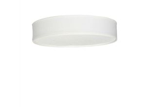 7391534221386 - Belid Soft - LED 1 Light Flush Deckenleuchte Weißes Leinen E27