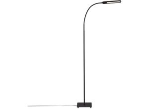 4002707408192 - Brilo - led Stehleuchte ner leuchten servo 8 w 600 lm IP20 schwarz Metall-Kunststoff Dimmbar cct 208 x 208 x 183 cm