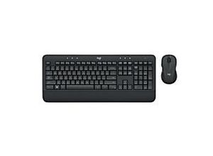 5099206079359 - MK545 ADVANCED Wireless Keyboard and Mouse Combo - Volle Größe (100%) - USB - QWERTZ - Schwarz - Maus enthalten