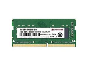 0760557846819 - TS2666HSB-8G Laptop-Arbeitsspeicher Modul DDR4 8 GB 1 x 8 GB 2666 MHz 260pin SO-DIMM CL19 TS2666HSB-8G