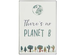 5709898309824 - Metallschild There is no PLANET B 20 x 14 cm