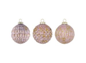 5707463415512 - Weihnachtskugel Marie Ø 6 cm lavender