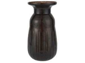 5709898301231 - Hyazinthenvase pebbled Glas Höhe 132 Ø 7 cm bordeaux