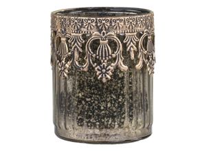 5712750291441 - Chic Antique Teelichthalter mit Dekokante H95 Ø8 cm champagner 5712750291441 - Chic Antique Teelichthalter mit Dekokante H95 Ø8 cm champagner