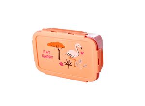 5708315195484 - RICE Lunchbox Jungle Animals Flamingo Koralle Pink