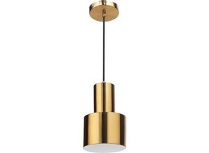 5056667039483 - Privatefloor - Design-Deckenlampe - Metall-Pendelleuchte - Camilo Gold - Eisen - Gold