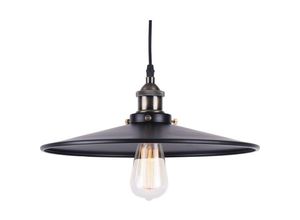 5056665761867 - Privatefloor - Deckenlampe - Industrie-Design-Pendelleuchte - Jack Schwarz - Metall Metall - Schwarz