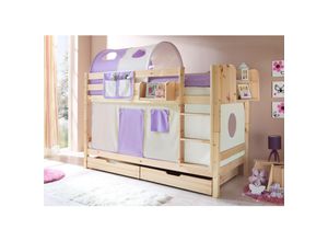 4250393852533 - TiCAA Etagenbett Marcel Kiefer Natur Classic 4250393852533 - TiCAA Etagenbett Marcel Kiefer Natur Classic
