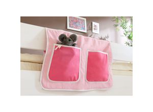 4250393809575 - Ticaa Bett-Tasche für Hoch- und Etagenbetten rosa-pink