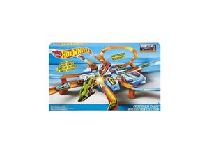 0887961361094 - DTN42 - Hot Wheels - Criss Cross Crash Trackset mit einem Fahrzeug (Versand-Verpackung)