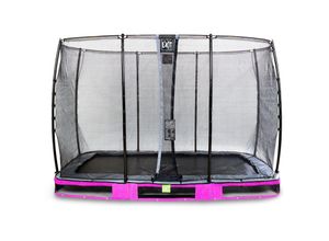 8719874705103 - Exit Toys - exit Elegant Inground-Trampolin 214x366cm mit Economy Sicherheitsnetz - lila - Lila