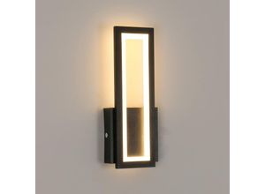 Image of LED-Wandleuchte im Innenbereich, 16W Single Square LED-Wandleuchte, Moderne Dekoration LED-Beleuchtung Wandleuchte für Wohnzimmer, Schlafzimmer, Flur