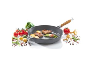 4006776061722 - Bratpfanne Einsenguss Pfanne RUSTICA Gusseisen (1-tlg) für Induktions-Kochfelder geeignet schwarz