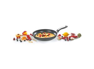 4006776054656 - Bratpfanne KRÜGER Aluguss Pfanne flach DELTA schwarz H45cm Ø24cm Pfannen für Induktions-Kochfelder geeignet 4006776054656 - Bratpfanne KRÜGER Aluguss Pfanne flach DELTA schwarz H45cm Ø24cm Pfannen für Induktions-Kochfelder geeignet