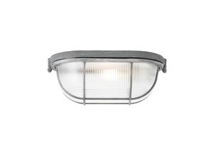 4004353248733 - BRILLIANT Lampe Bobbi Wand- und Deckenleuchte 28cm grau Beton 1x A60 E27 40W geeignet für Normallampen (nicht enthalten) Für LED-Leuchtmittel geeignet