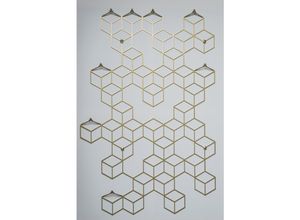 4046884081366 - Möbel Direkt Online - Wandgarderobe aus Metall Stryke gold 4046884081366 - Möbel Direkt Online - Wandgarderobe aus Metall Stryke gold