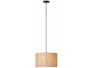 4004353393372 - Lampe Wimea Pendelleuchte 35cm natur 1x A60 E27 52W Kabel kürzbar   in der Höhe einstellbar - braun - Brilliant