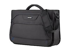 4021068461196 - LIGHTPAK Messengerbag Solar mit Tragegriff mit Laptopfach Polyester schwarz