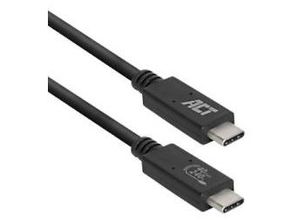 8716065501988 - USB-C-Kabel AC7451 Schwarz 08 m 8716065501988 - USB-C-Kabel AC7451 Schwarz 08 m