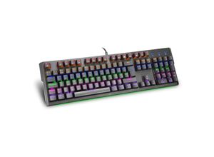 4027301301274 - SpeedLink VELA Kabelgebunden USB Gaming-Tastatur Beleuchtet Multimediatasten Deutsch QWERTZ Windows® Schwarz