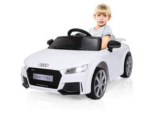 0661706157643 - 12V Audi Kinderauto mit 24G-Fernbedienung 3 Gang Elektroauto 25-5km h mit MP3 Hupe Musik und LED-Leuchten Kinderfahrzeug für Kinder von 3-8