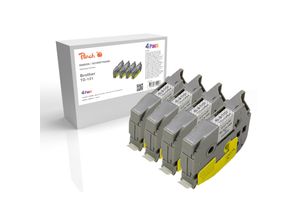 7640366810047 - Schriftbandkassette kompatibel zu Brother TZ-131 Pack(4) Brother BR-TZ221