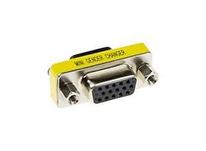 8716065127218 - High-Density-D-Sub-Adapter 15-polige Buchse auf 15-polige Buchse 8716065127218 - High-Density-D-Sub-Adapter 15-polige Buchse auf 15-polige Buchse