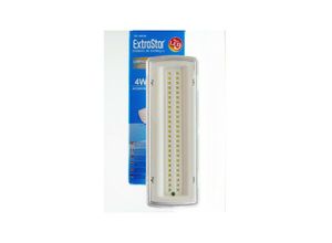 Image of Trade Shop Traesio - smd led-notleuchte mit bodenleuchte 50 led 4W 406Lm 650
