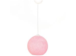 8434652195609 - Wellhome - Deckenlampe rosa handgefertigt Weiss