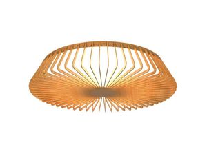 8435153279676 - Inspired Lighting - Inspired Mantra Himalaya 53 cm runde Decke (nur Licht) 56 w led 2700–5000 k abstimmbares Weiß 2500 lm Fernbedienung Holz 3