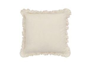 8433840700281 - Nacha Kissenbezug aus Baumwolle und Leinen beige 45 x 45 cm - Beige - Kave Home