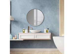 4059438679896 - Wandspiegel Modugno 50cm Silber [encasa] - Silber